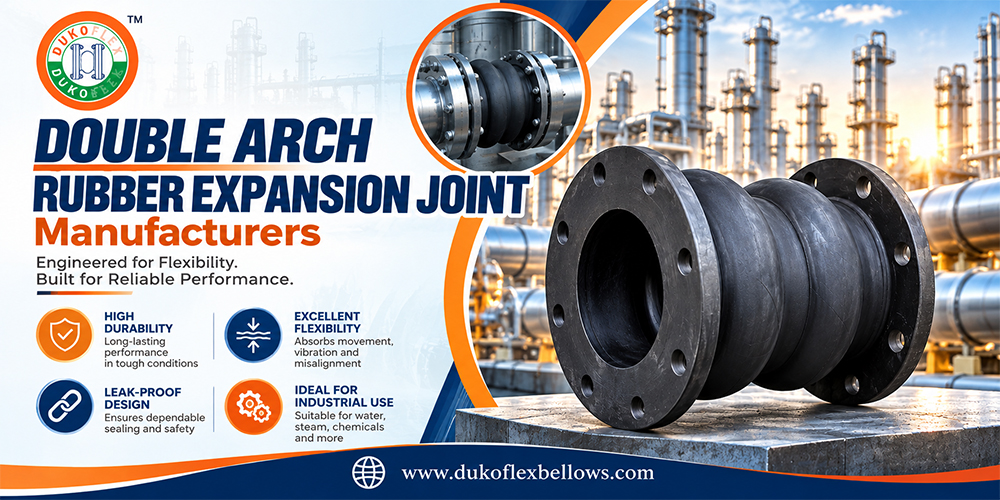 Double Arch Rubber Expansion Joint Manufacturers